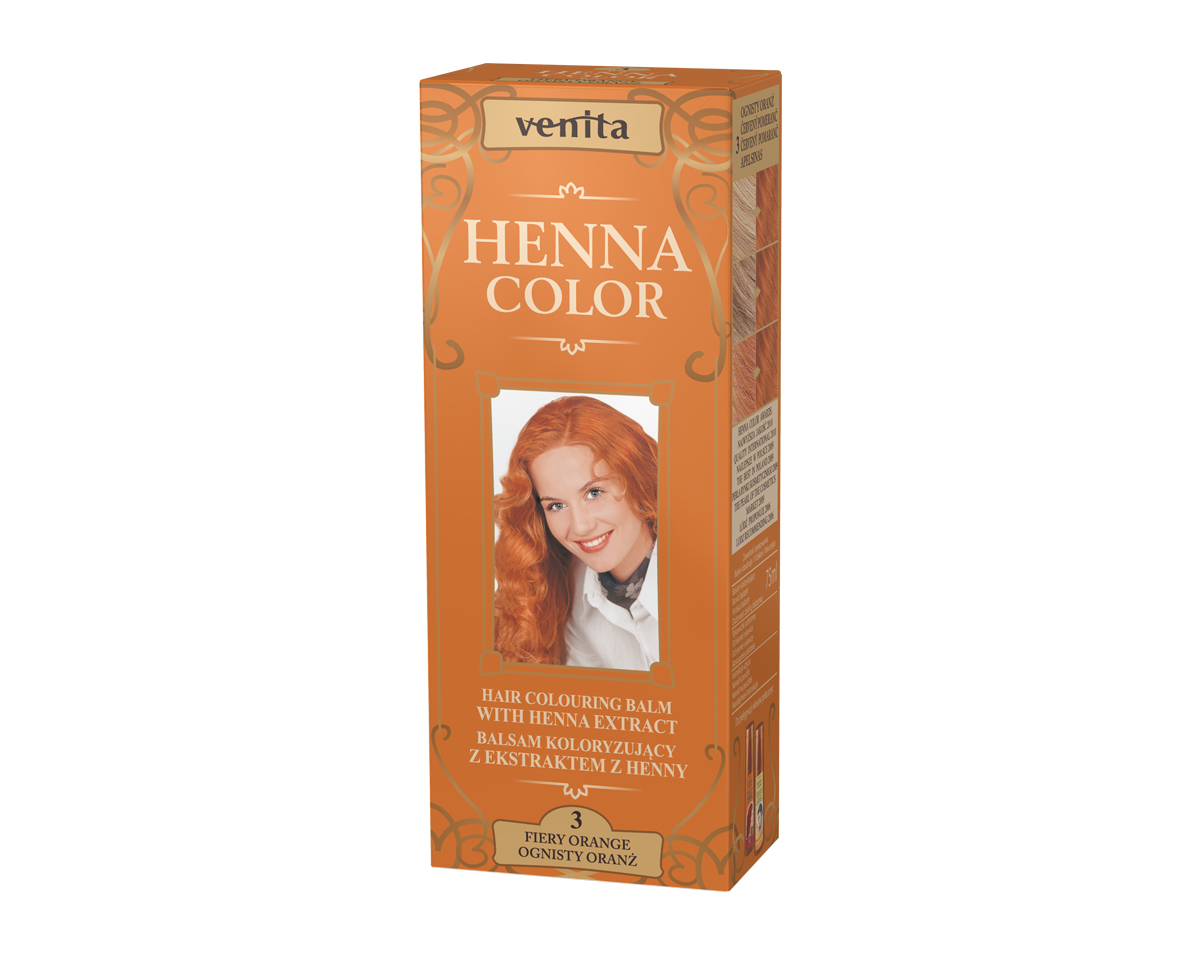 VENITA Henna Color 3 Fierry Orange
